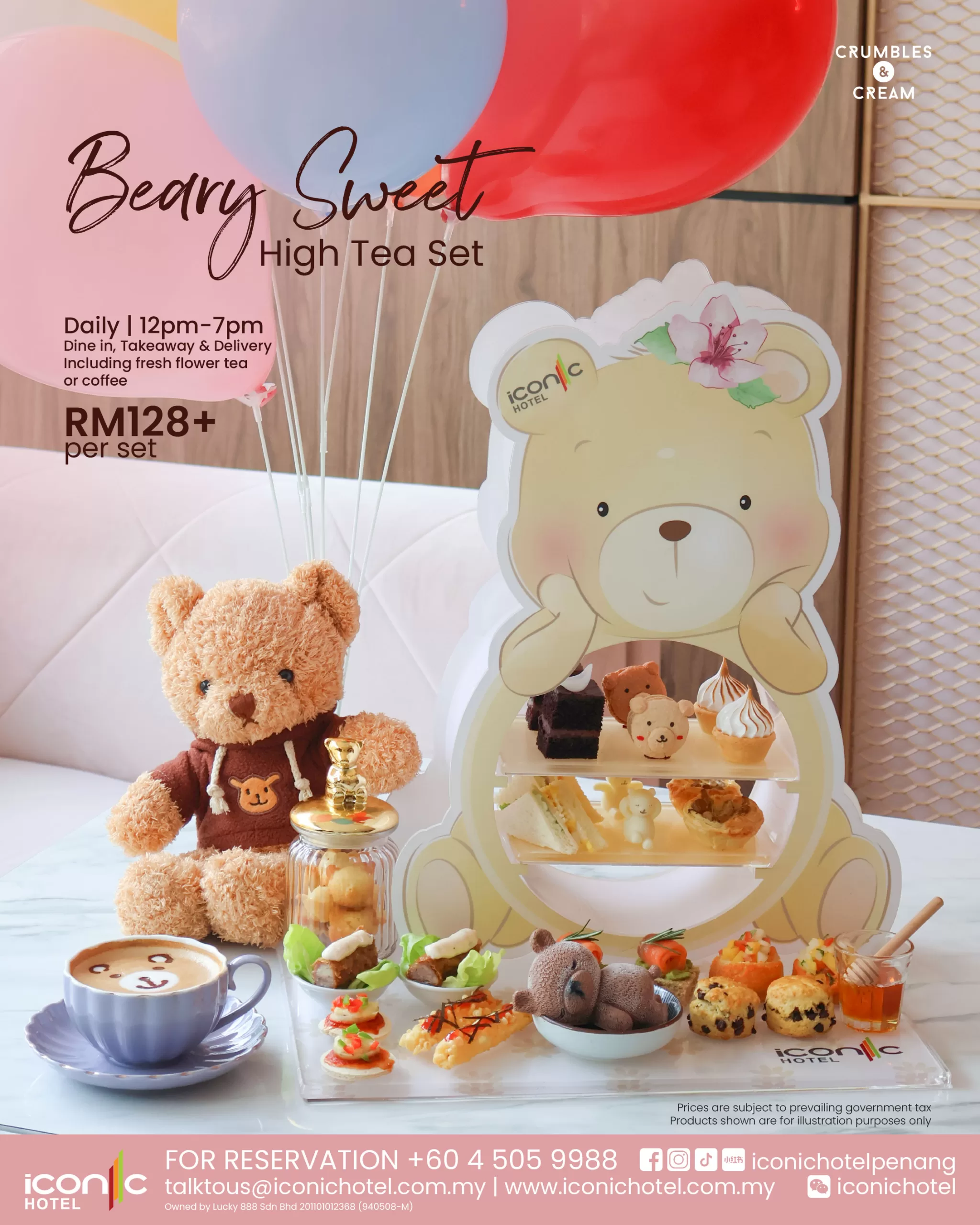 Beary Sweet high tea