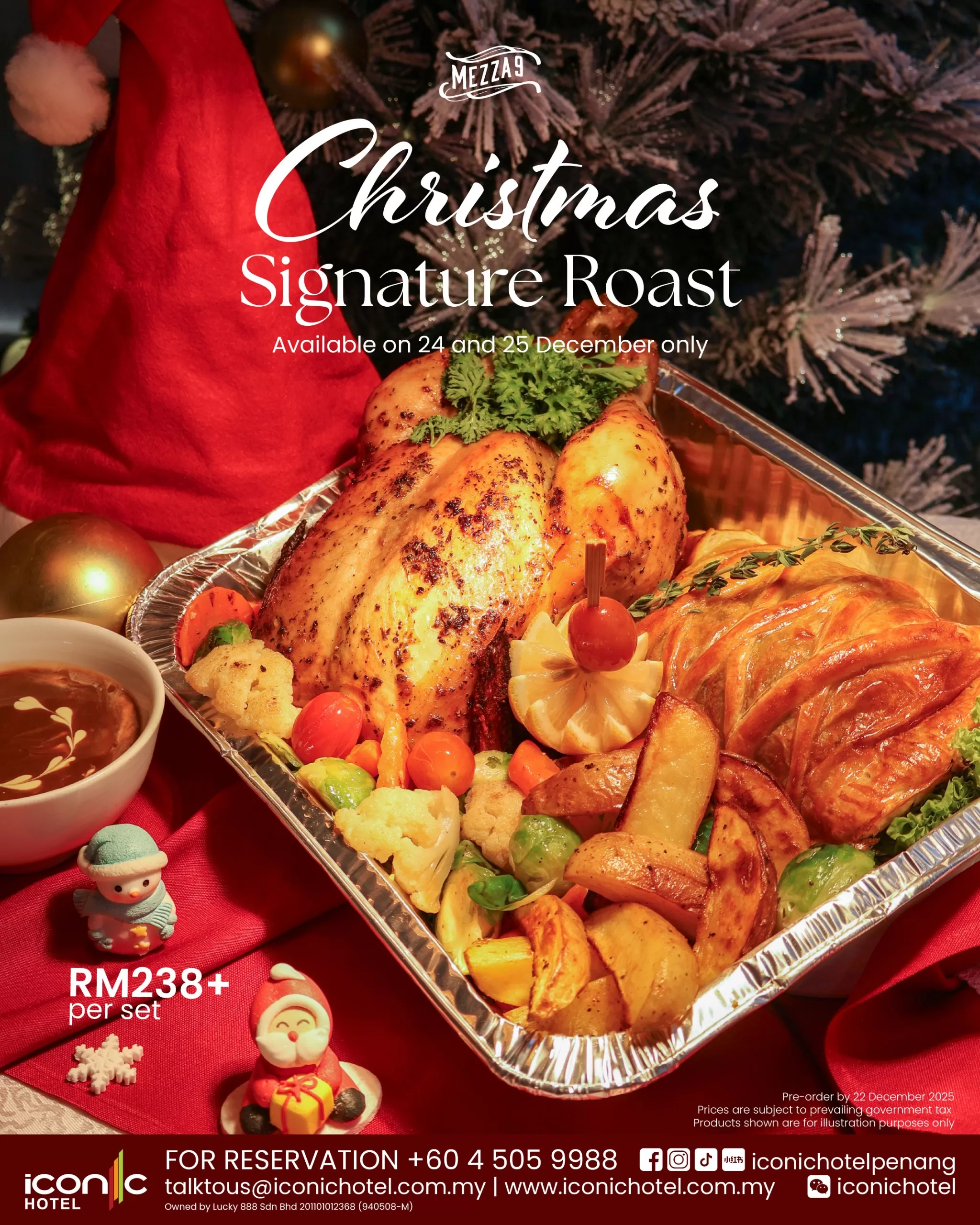 promo – Xmas roasted chicken